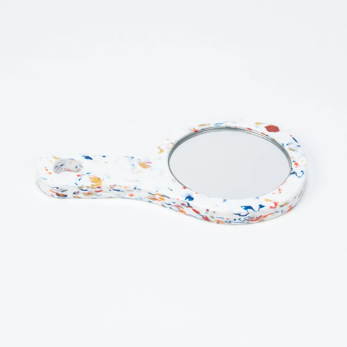 Flat Plastic Hand Mirror