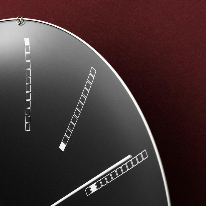 Arne Jacobsen Bankers Wall Clock — Medium Black