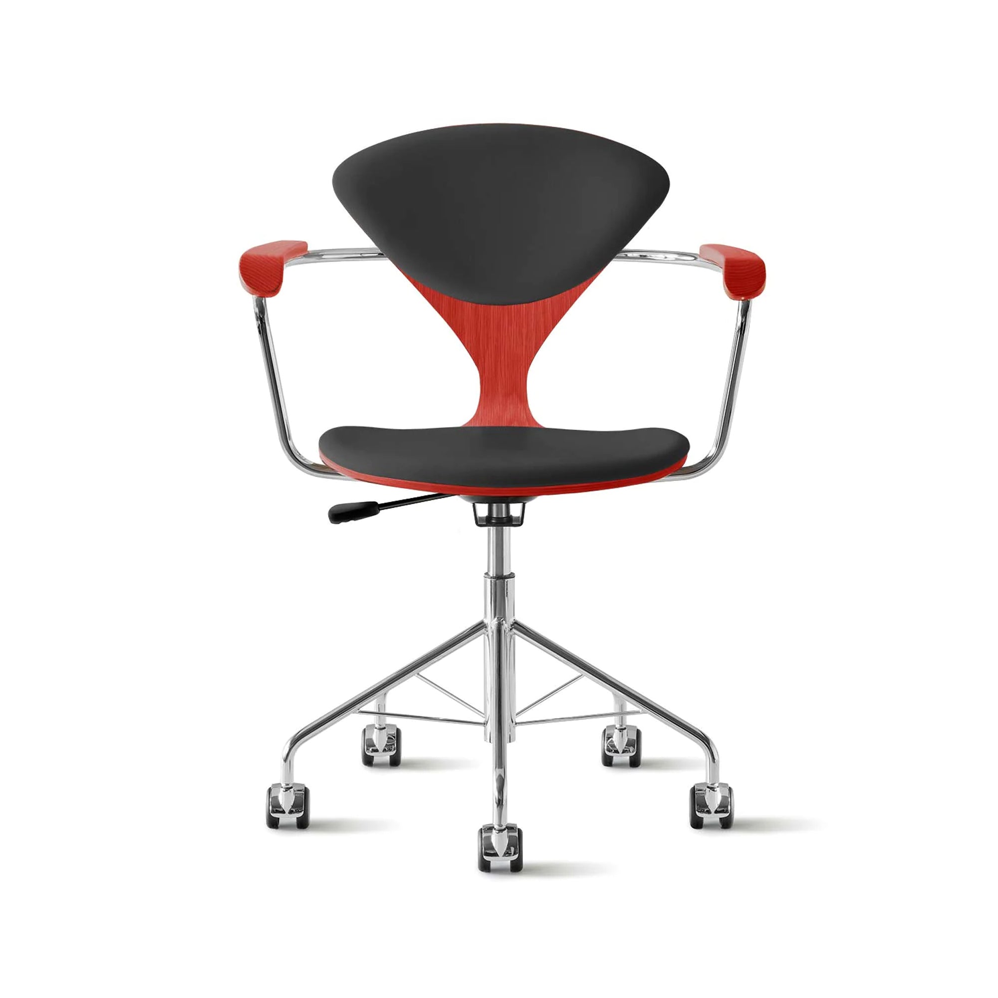 Cherner Swivel Base Armchair with Seat and Back Pads