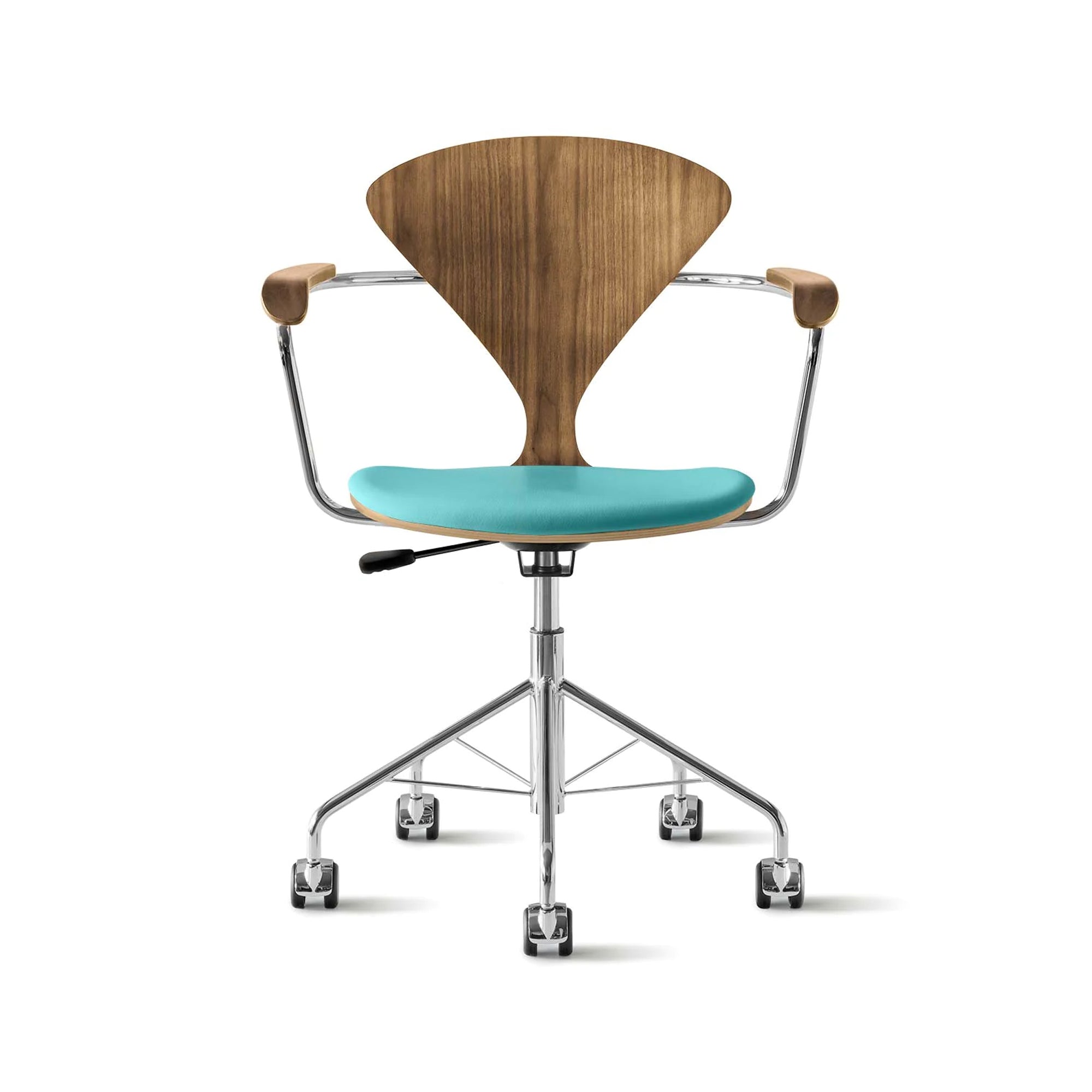 Cherner Swivel Base Armchair with Seat Pad