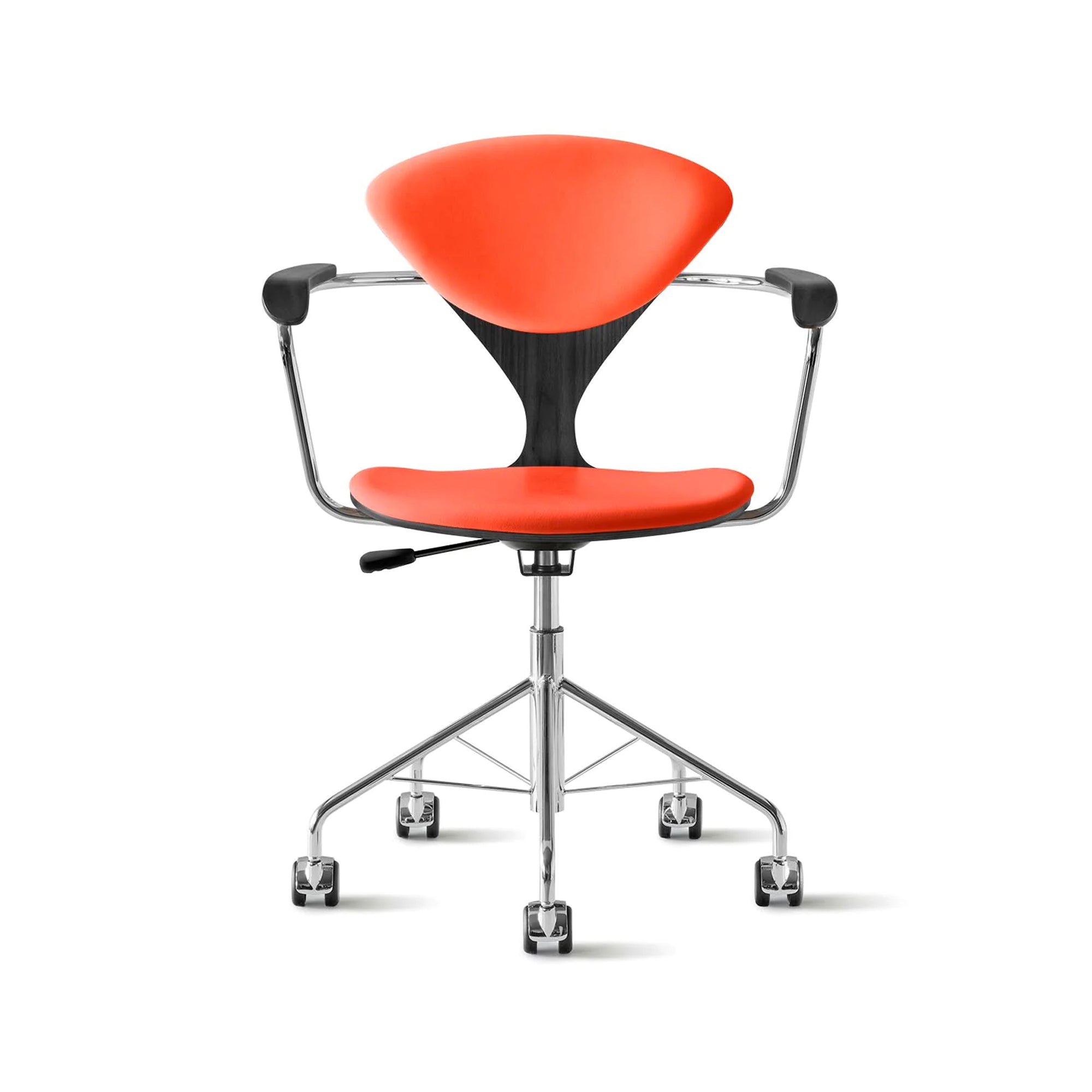 Cherner Swivel Base Armchair with Seat and Back Pads