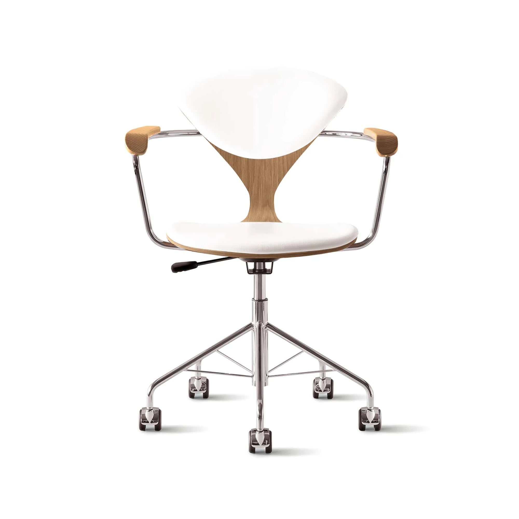 Cherner Swivel Base Armchair with Seat and Back Pads