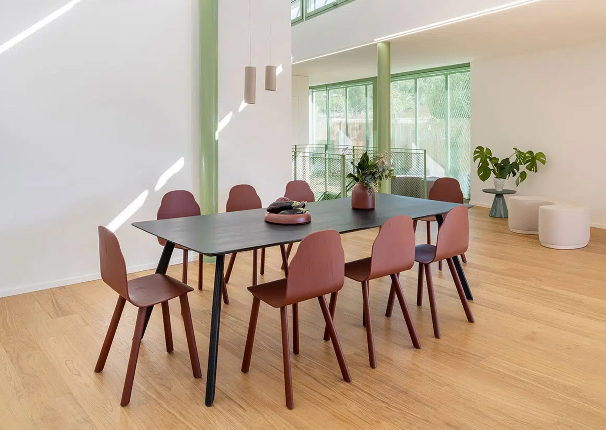 Body Dining Chair โ Wood with Wood Legs