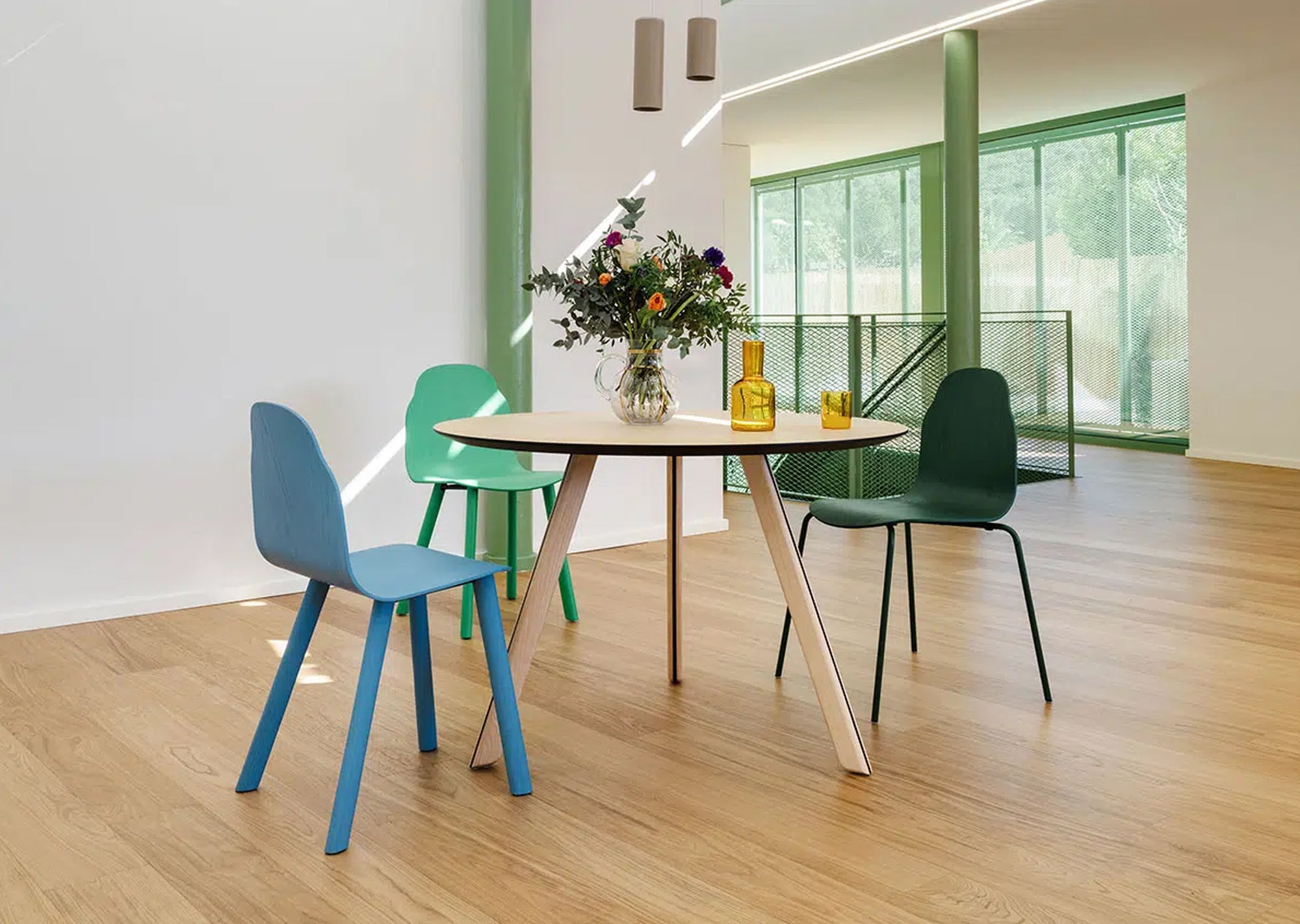 Body Dining Chair โ Wood with Wood Legs