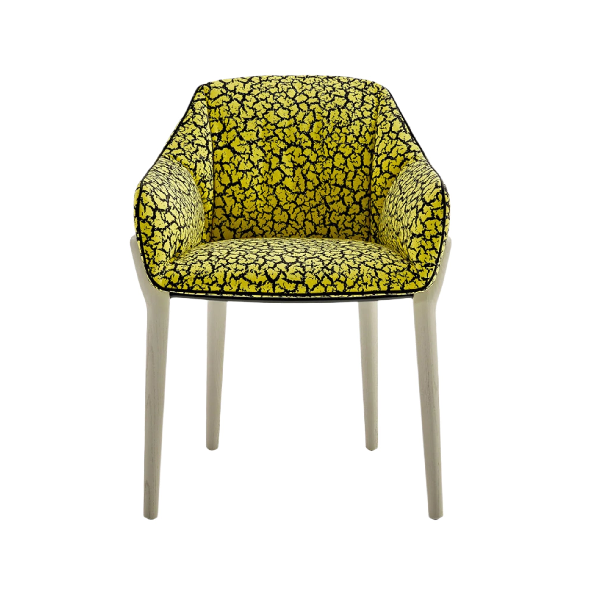 Nido Quilted Dining Chair — Wooden Legs and Piping
