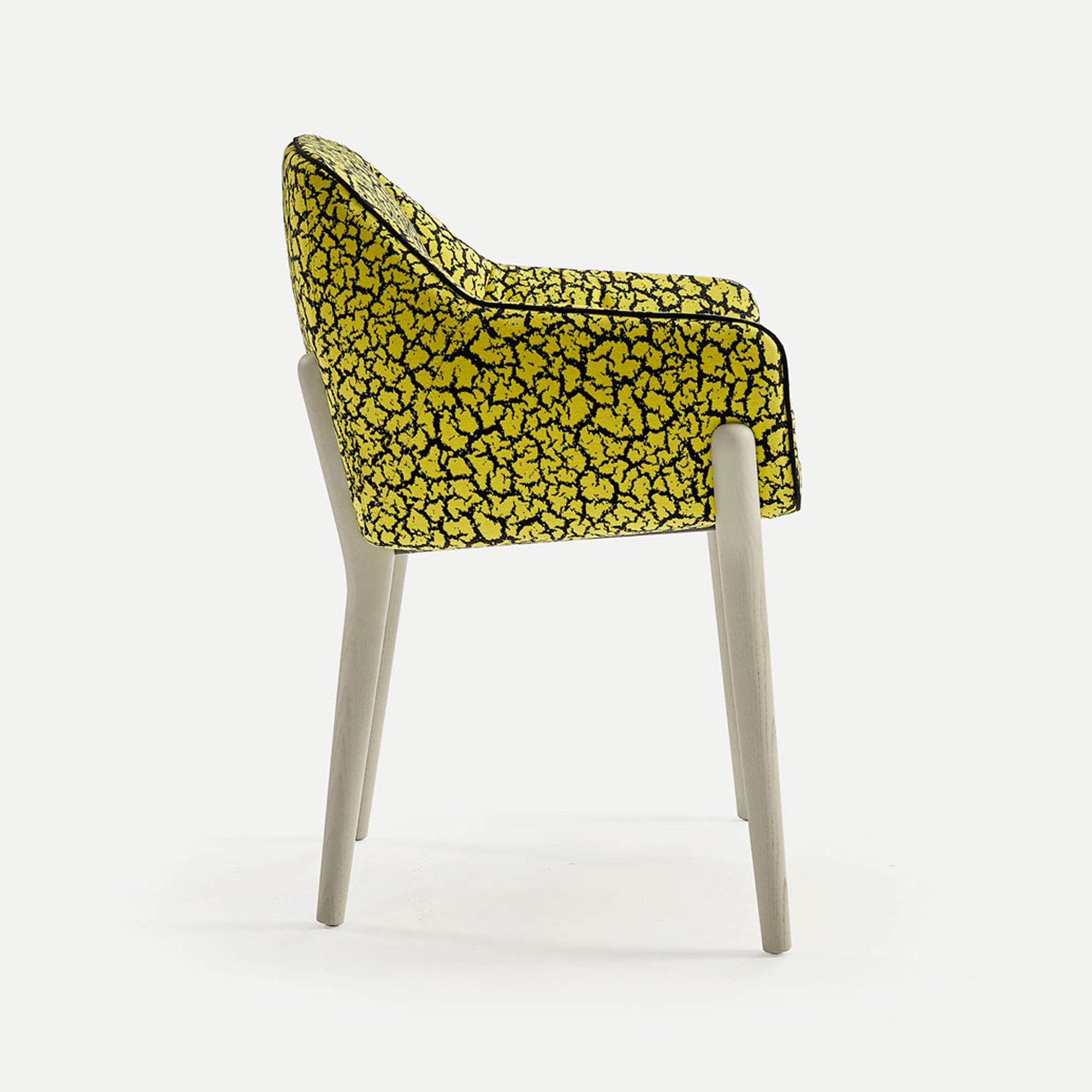 Nido Quilted Dining Chair — Wooden Legs and Piping