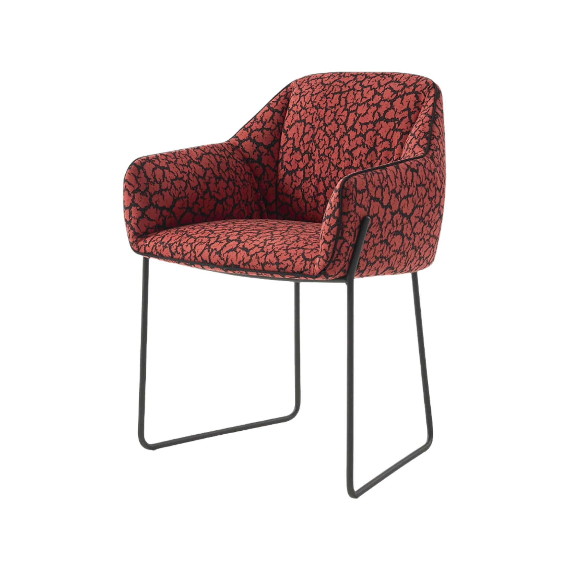 Nido Quilted Dining Chair — Sled Base and Piping