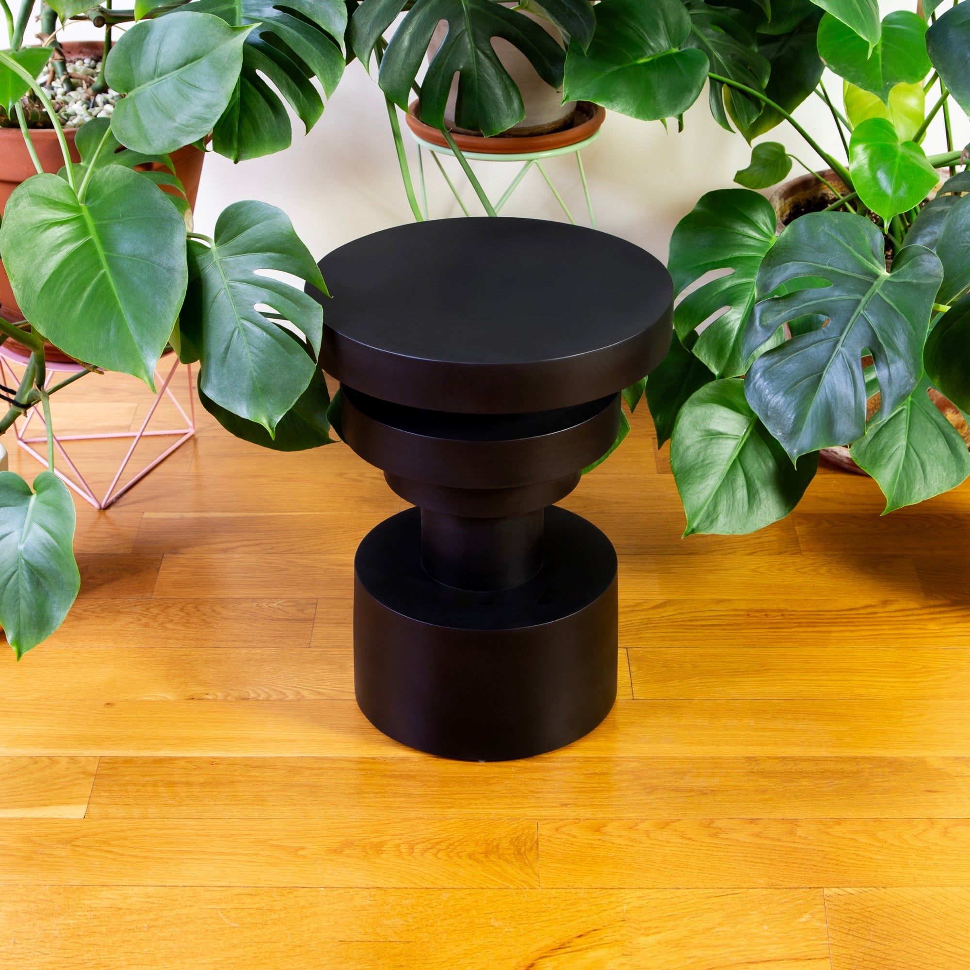 Sass Side Table — Black — Set of 2