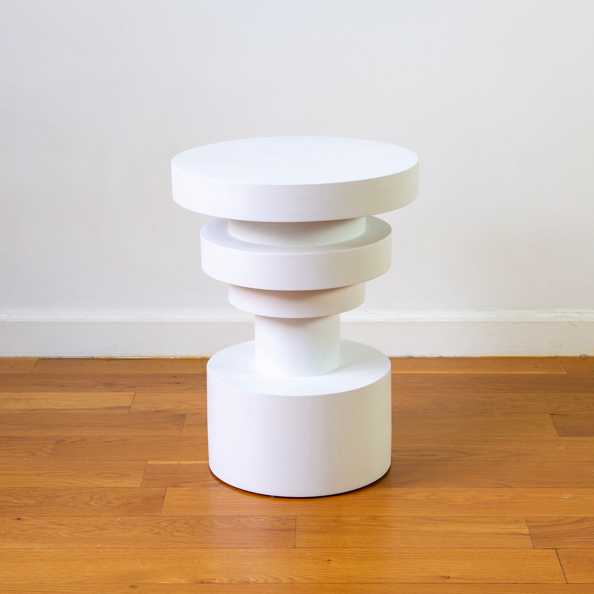 Sass Side Table — White — Set of 2