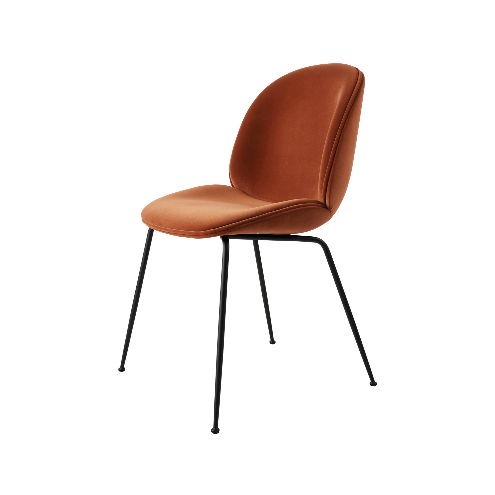 Beetle Dining Chair — Fully Upholstered with Conic Base