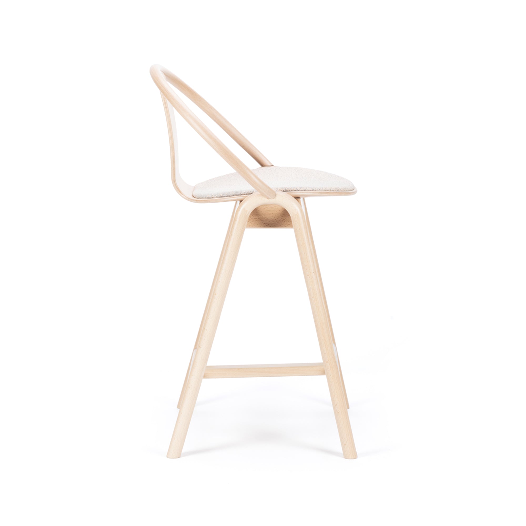Again Bar and Counter Chair — Upholstered Seat