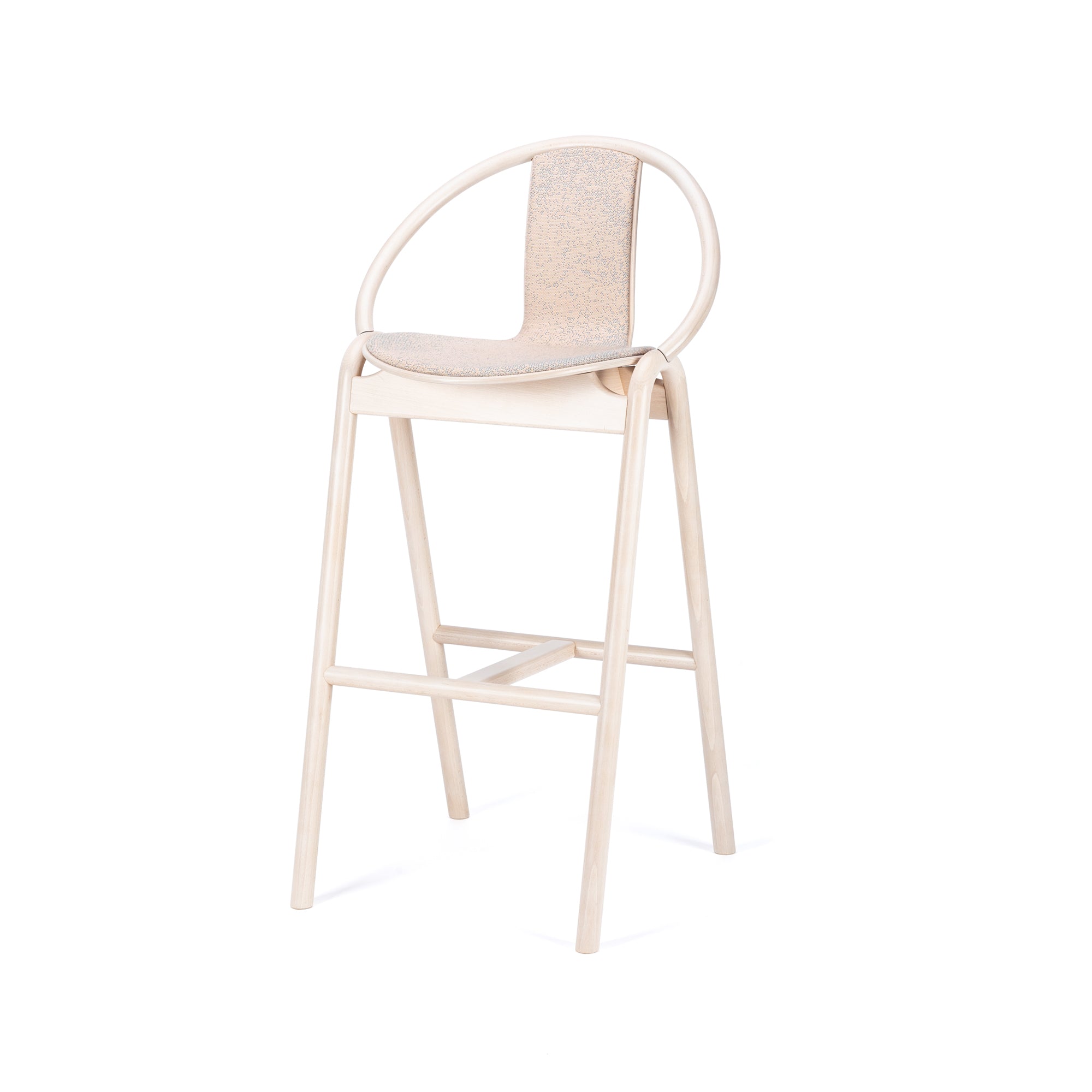Again Bar and Counter Chair — Upholstered Seat and Back