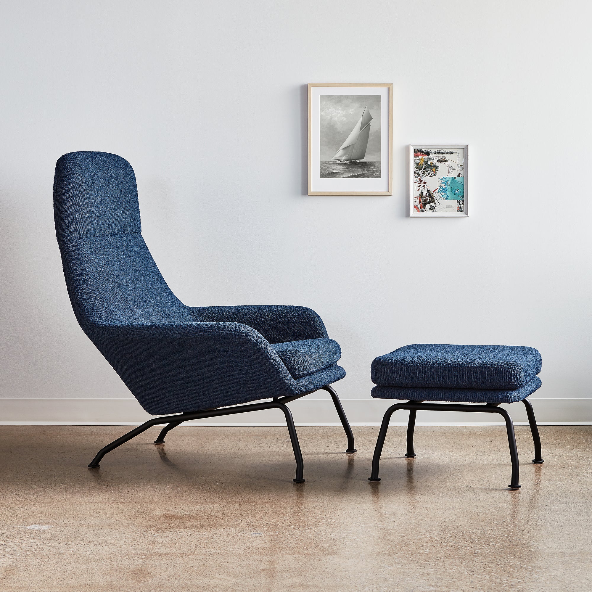 Tallinn Chair and Ottoman