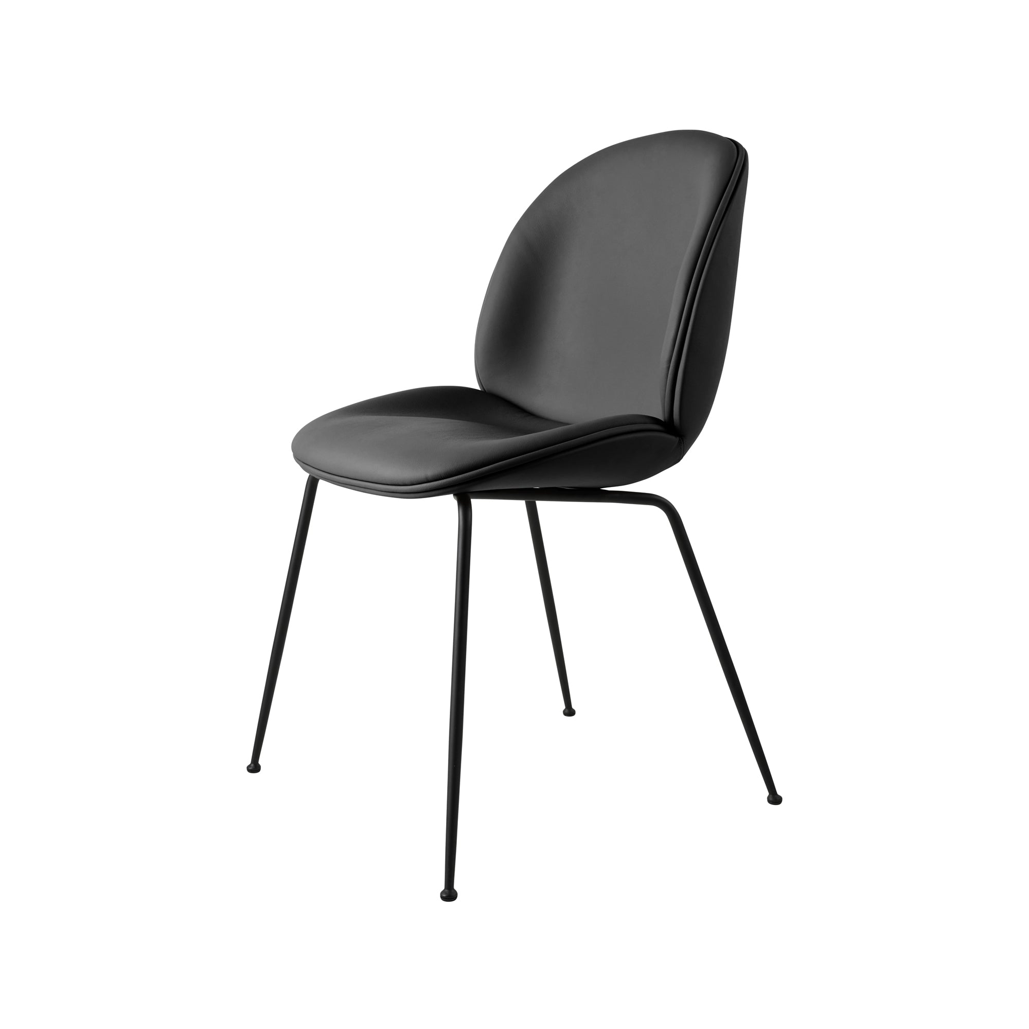 Beetle Dining Chair — Fully Upholstered with Conic Base