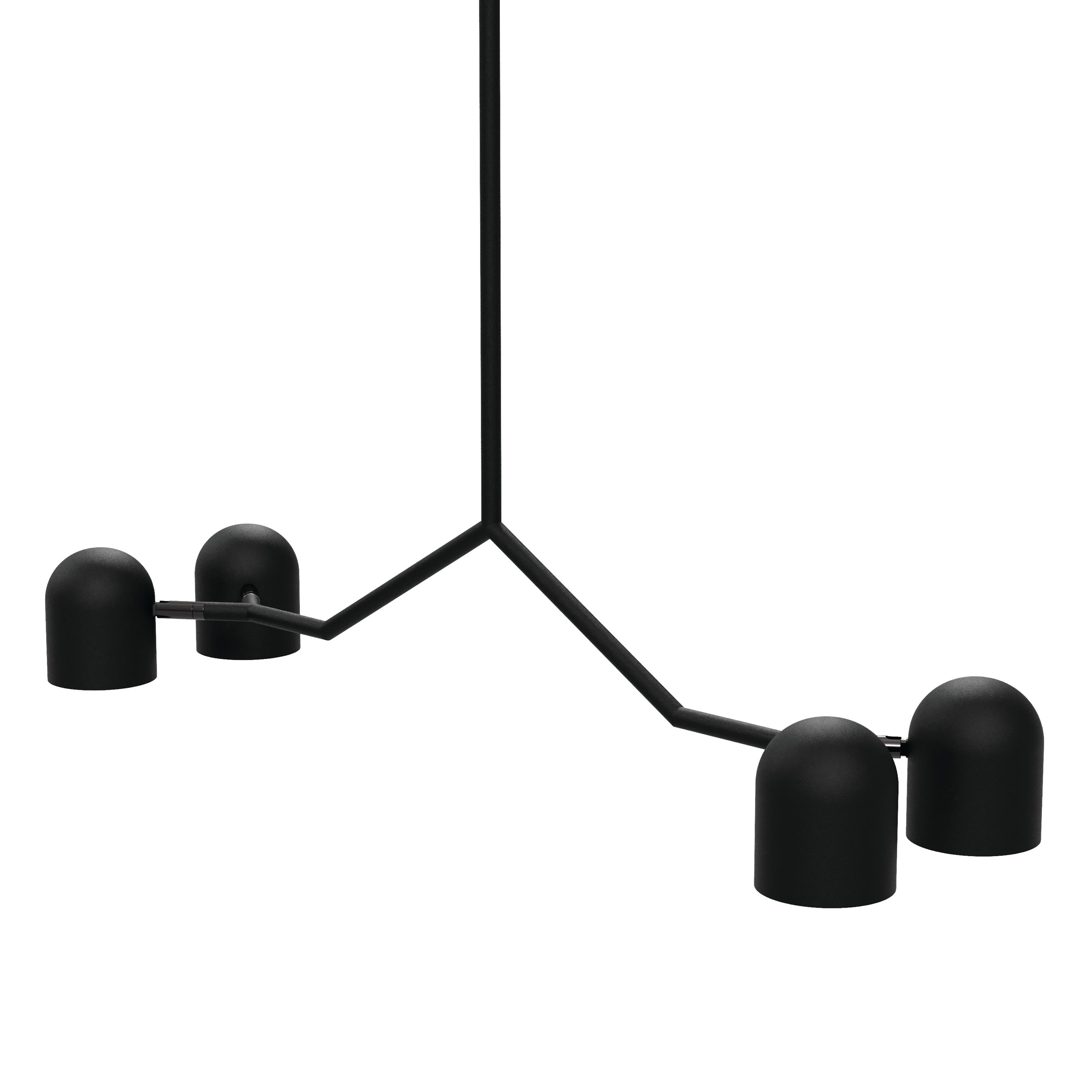 Tandem 4-Head Pendant Lamp