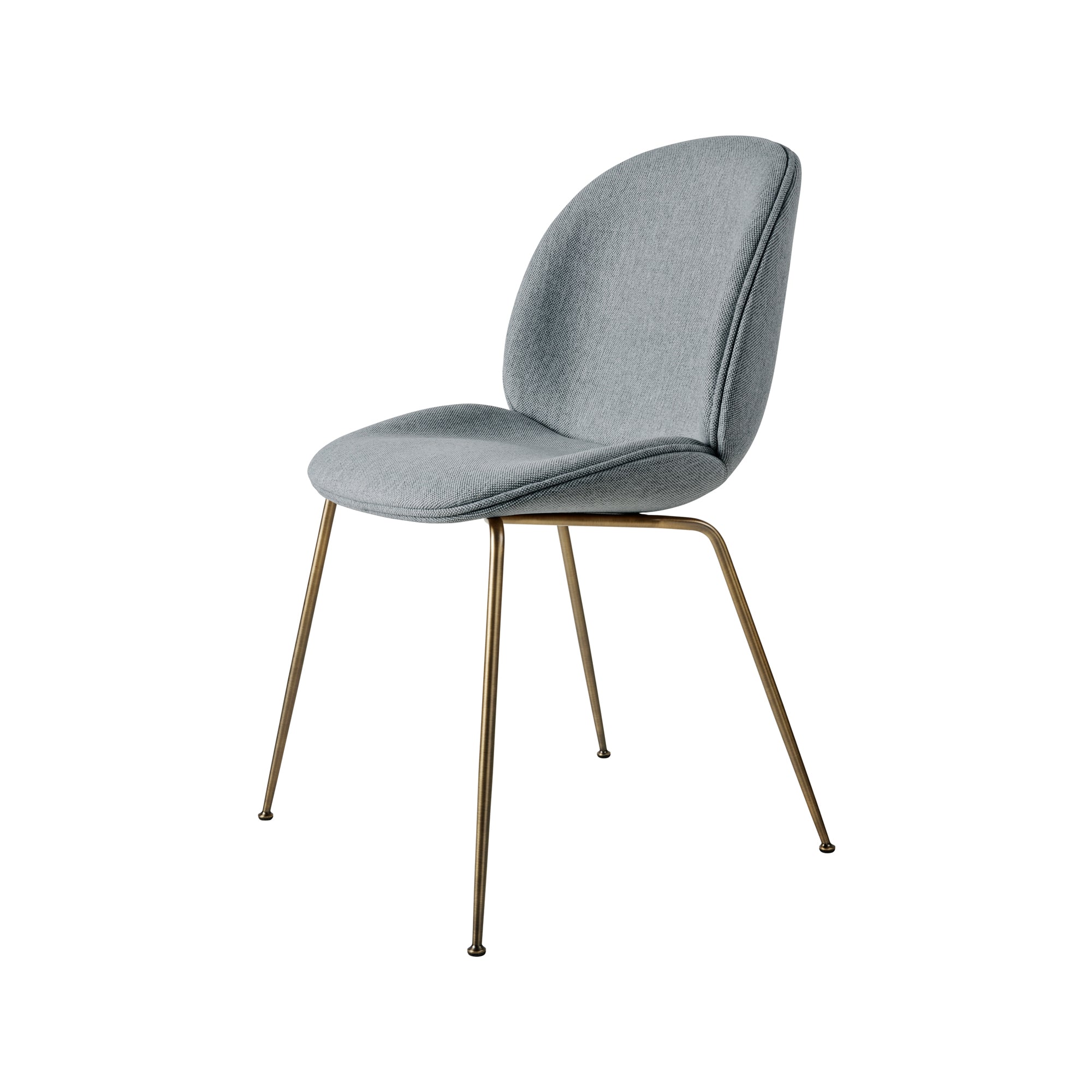 Beetle Dining Chair — Fully Upholstered with Conic Base