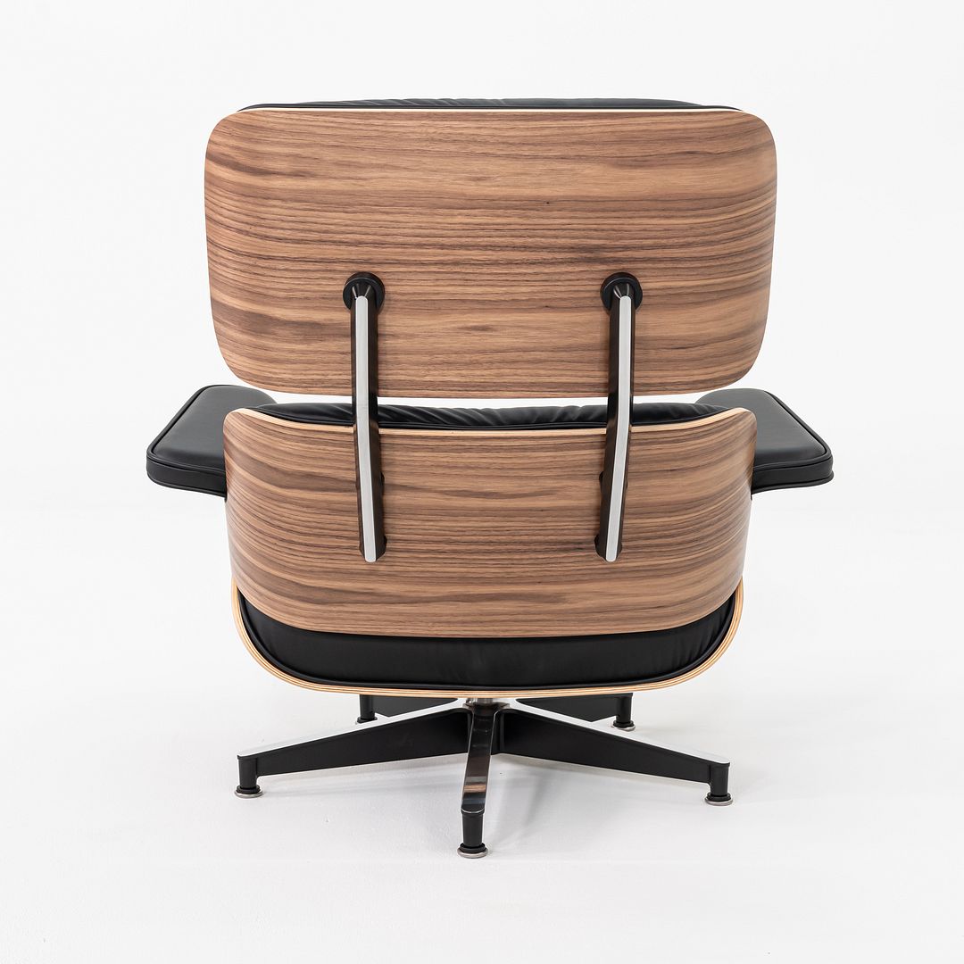Tall Eames Lounge Chair and Ottoman, Model 670 and 671
