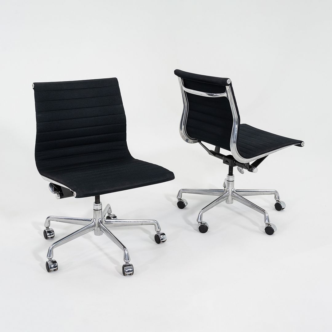 Aluminum Group Management Armless Desk Chair