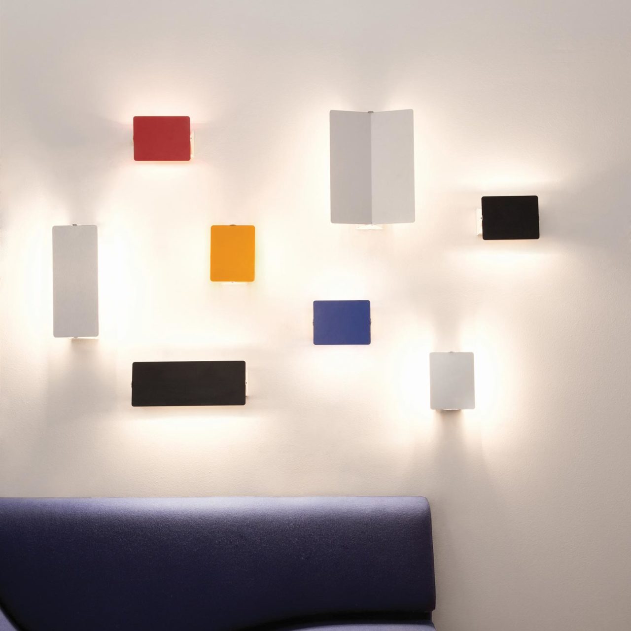 Applique à Volet Pivotant Double Wall Lamp