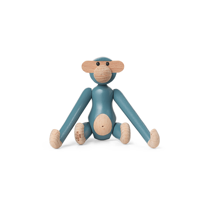 Vintage Monkey — Blue Mini