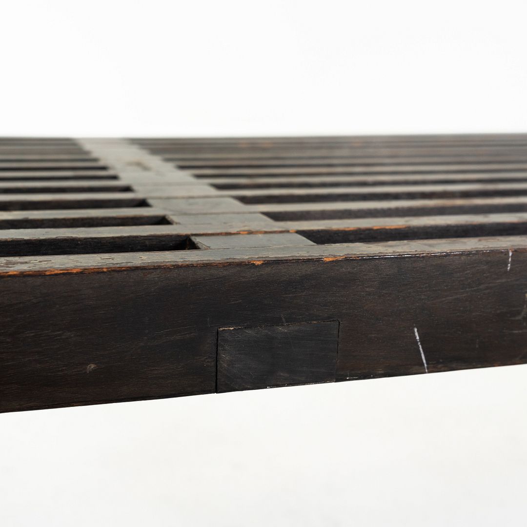 4692 Slatted Platform Bench