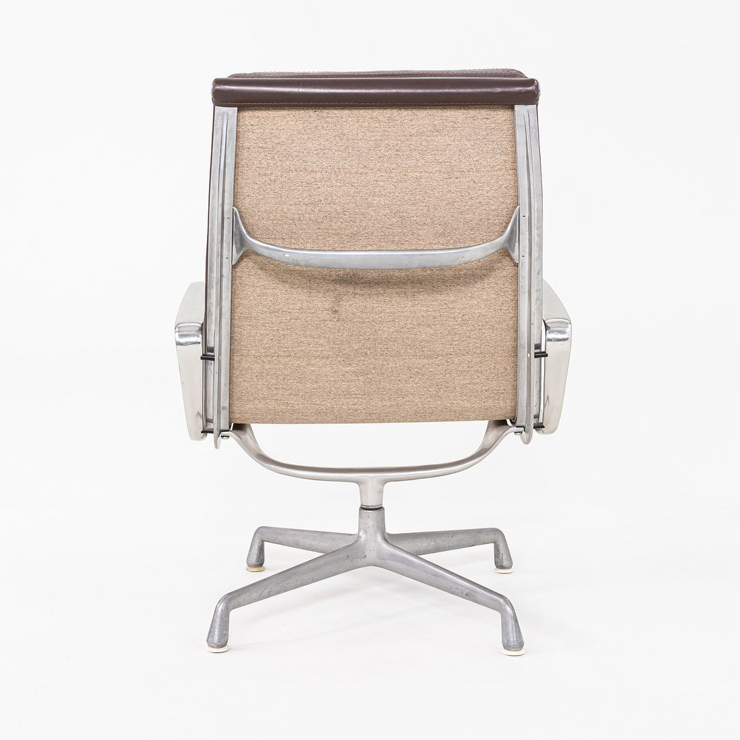 Soft Pad Lounge Chair and Ottoman, Models EA416 and EA423