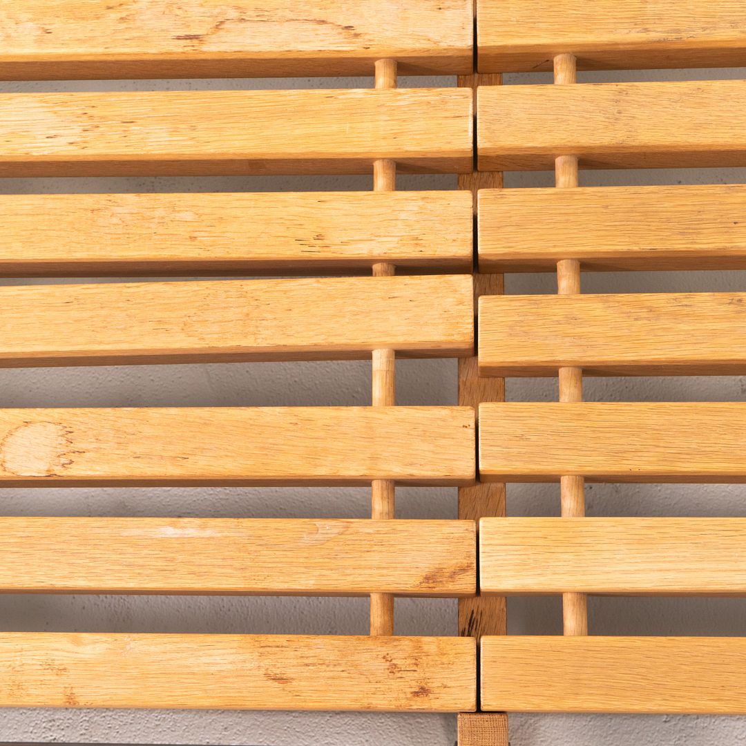 Wooden Slat Coffee Table
