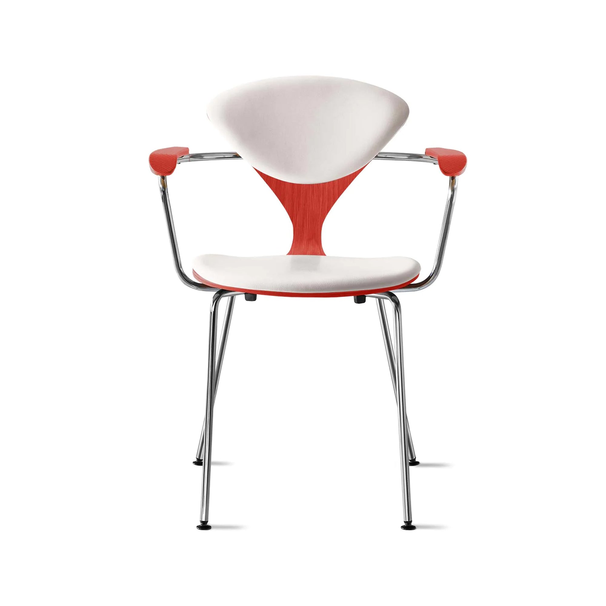 Cherner Metal Armchair with Seat and Back Pads