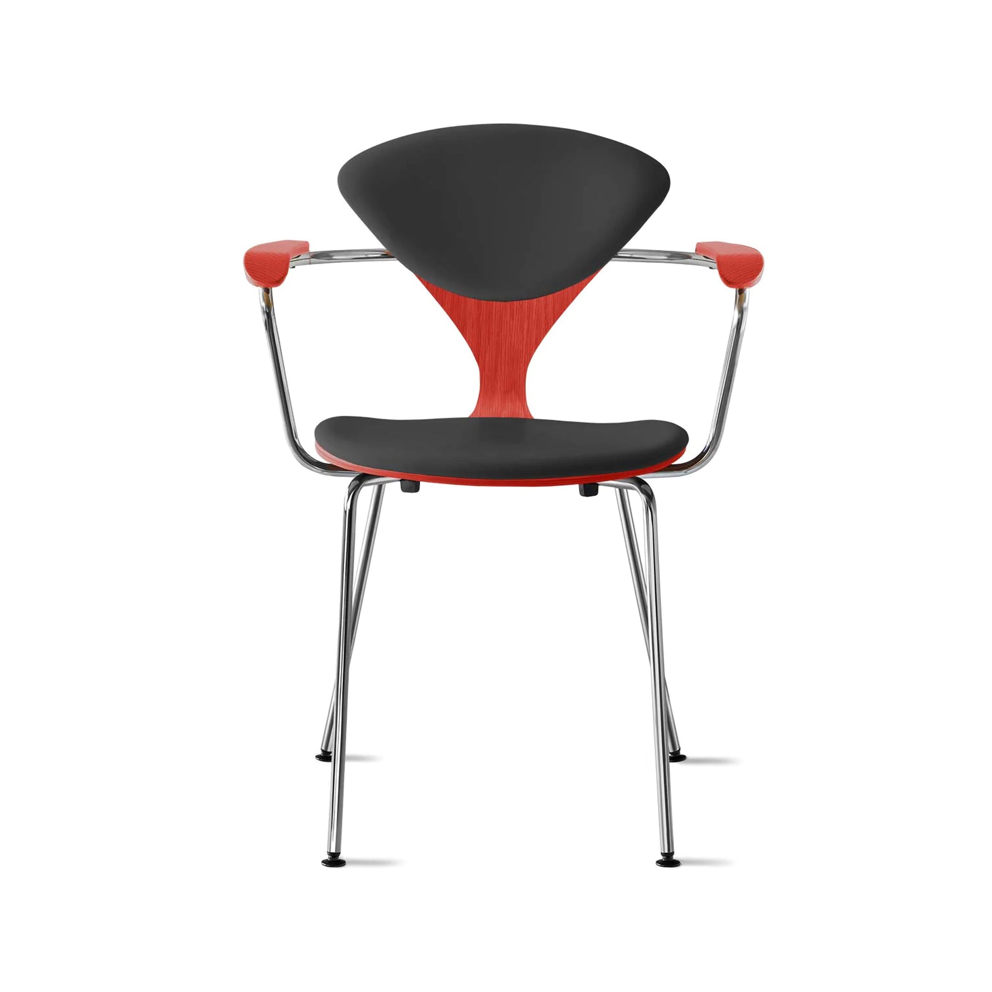 Cherner Metal Armchair with Seat and Back Pads