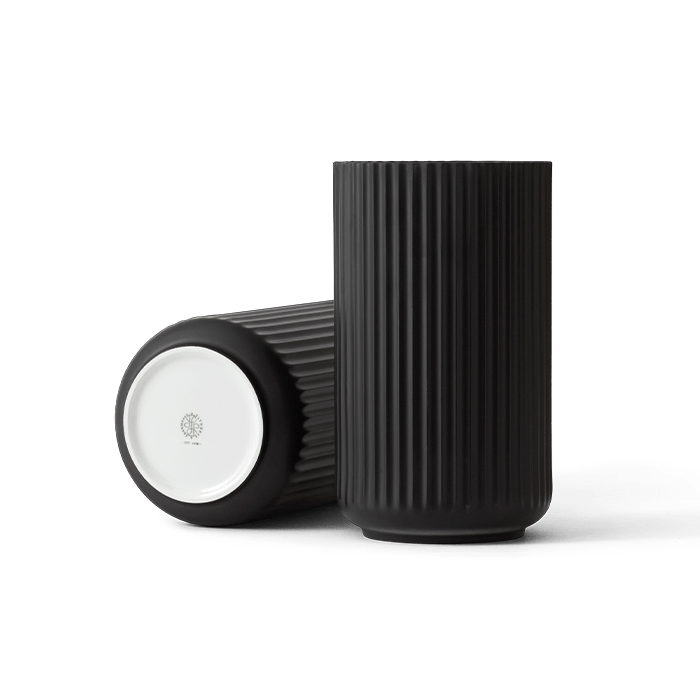 Lyngby Porcelæn Vase, Black