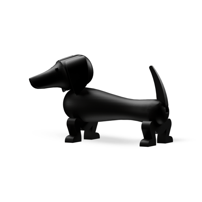 Dog — Dark Stained Oak