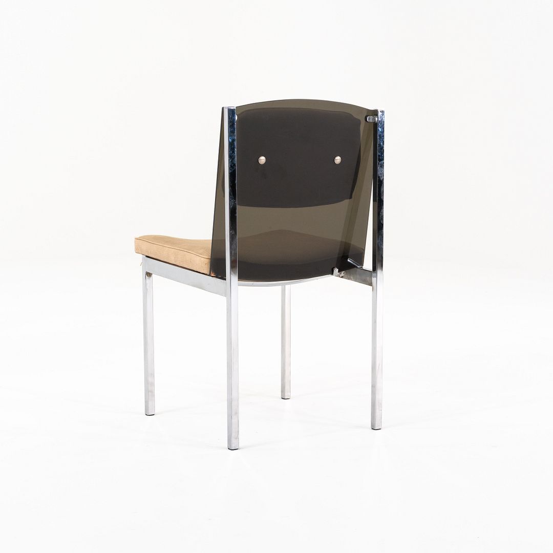 Smoked Lucite Dining Chair