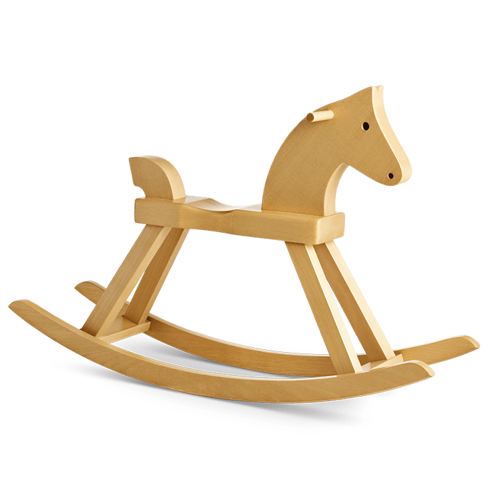 Babies Rocking Horse — Beech