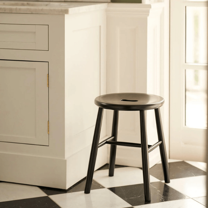 J27 Stool — Jet Black Beech