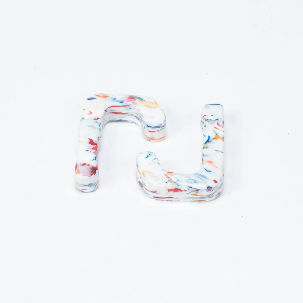 Flat Plastic Hook — Set of 2