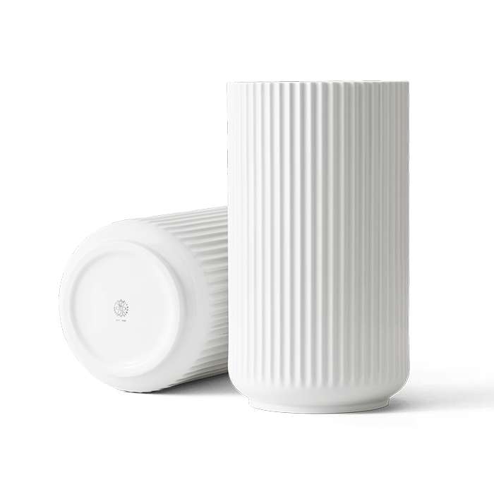 Lyngby Porcelaen Vase — White