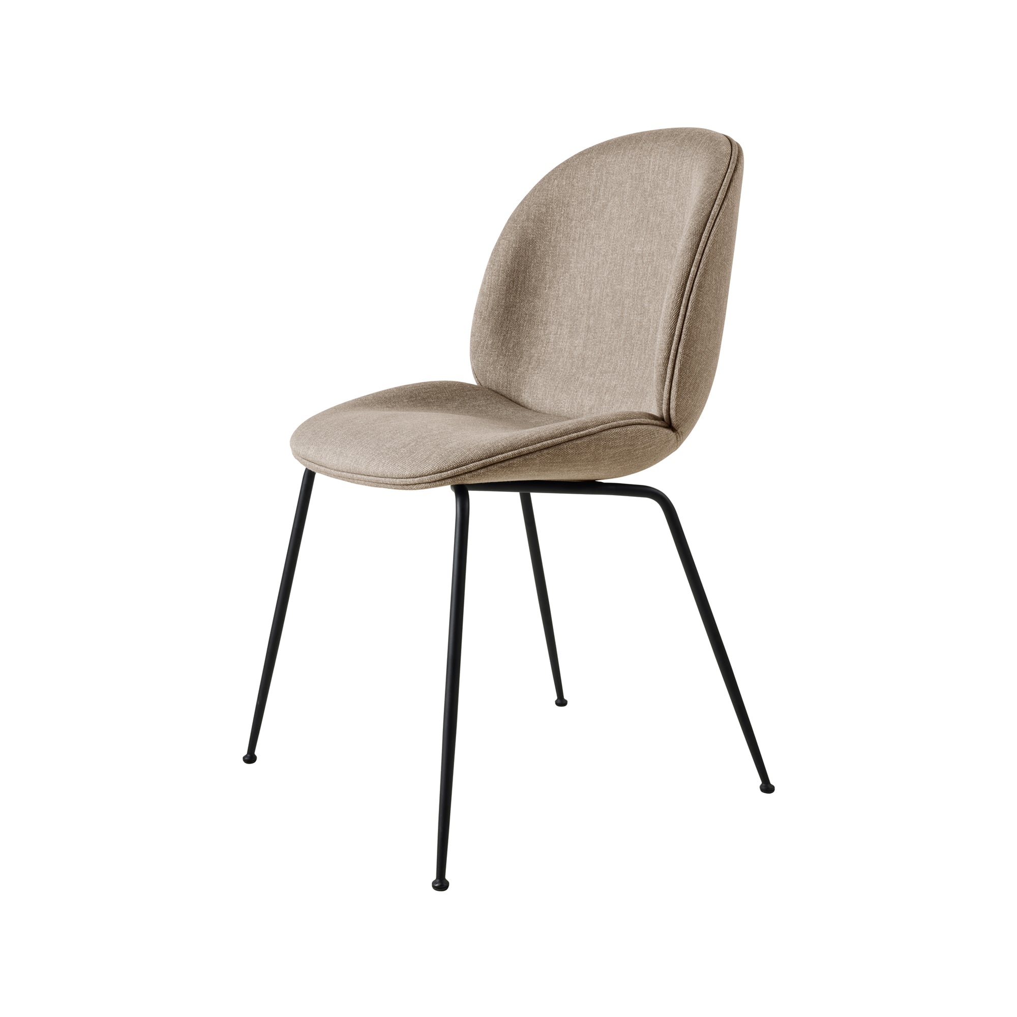 Beetle Dining Chair — Fully Upholstered with Conic Base