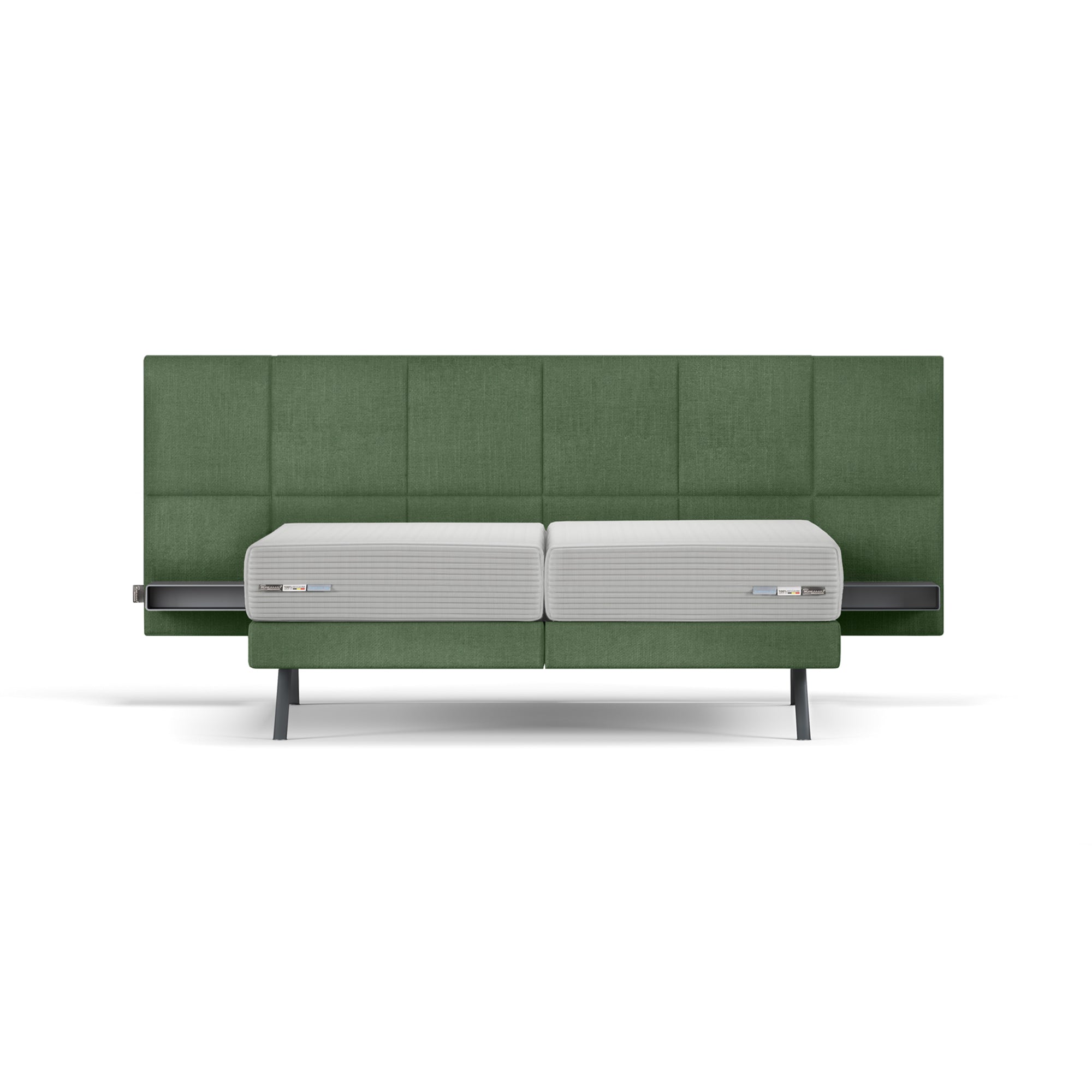 Square Large Headboard + Box Spring