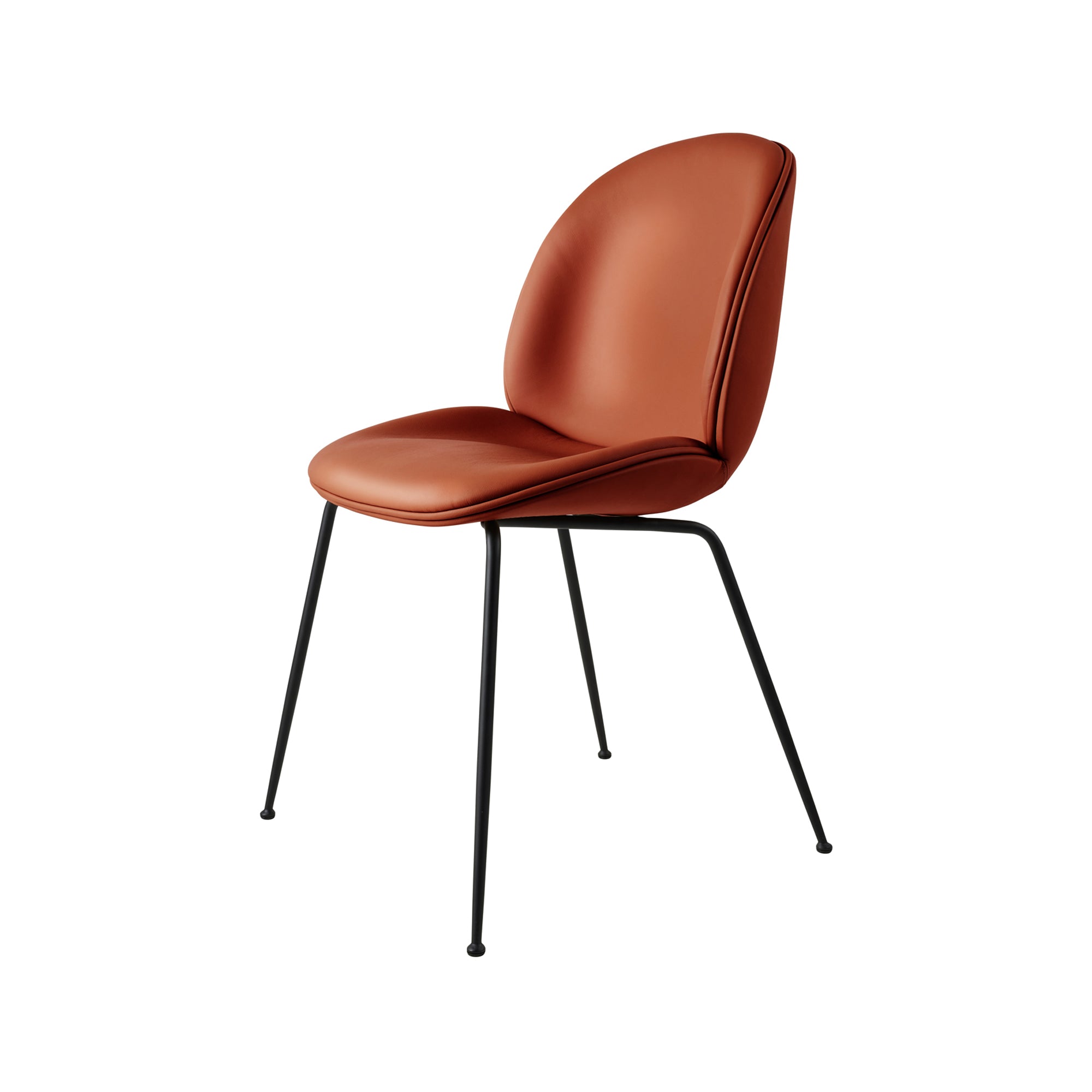 Beetle Dining Chair — Fully Upholstered with Conic Base