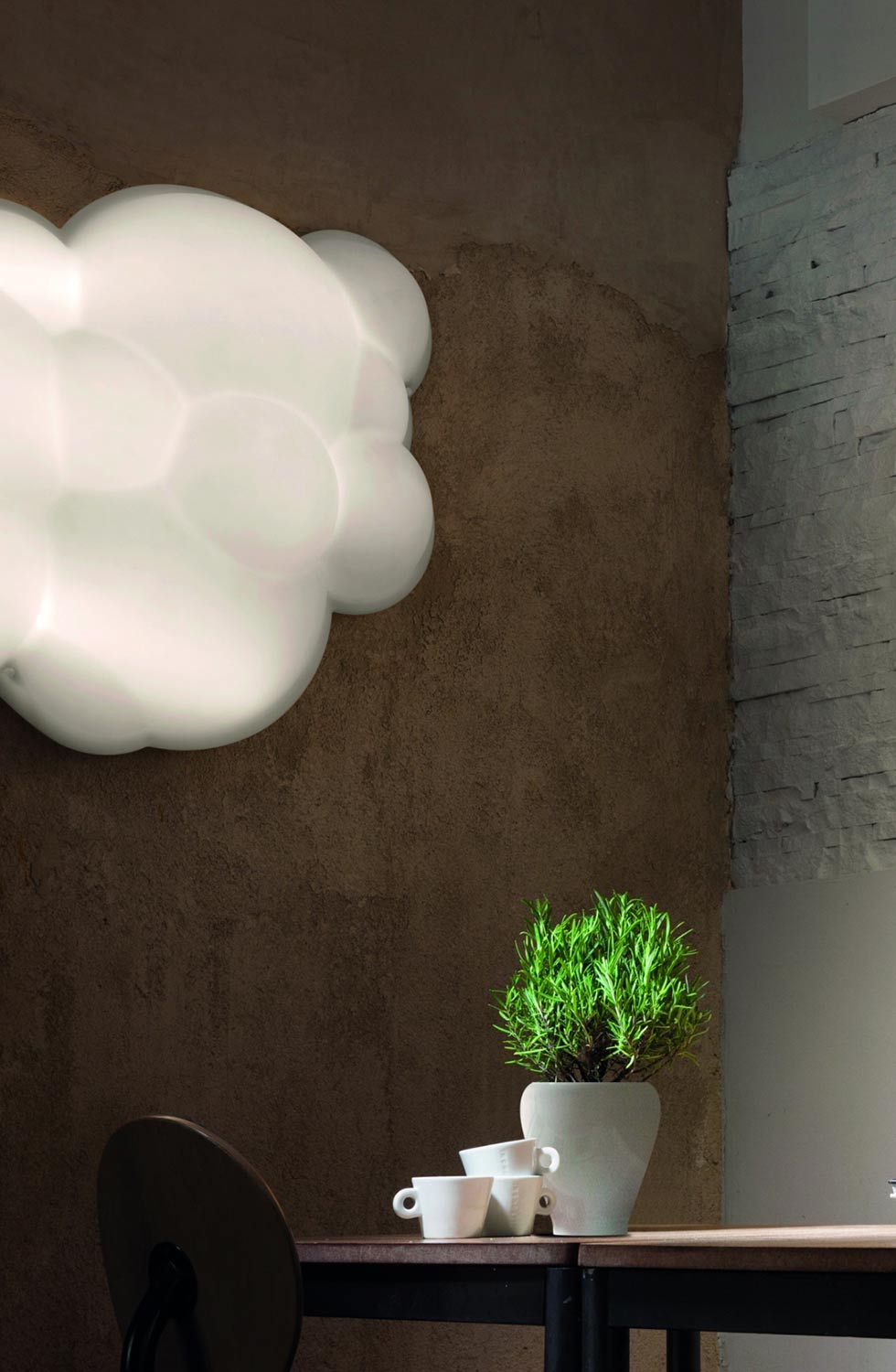 Nuvola Wall and Ceiling Lamp