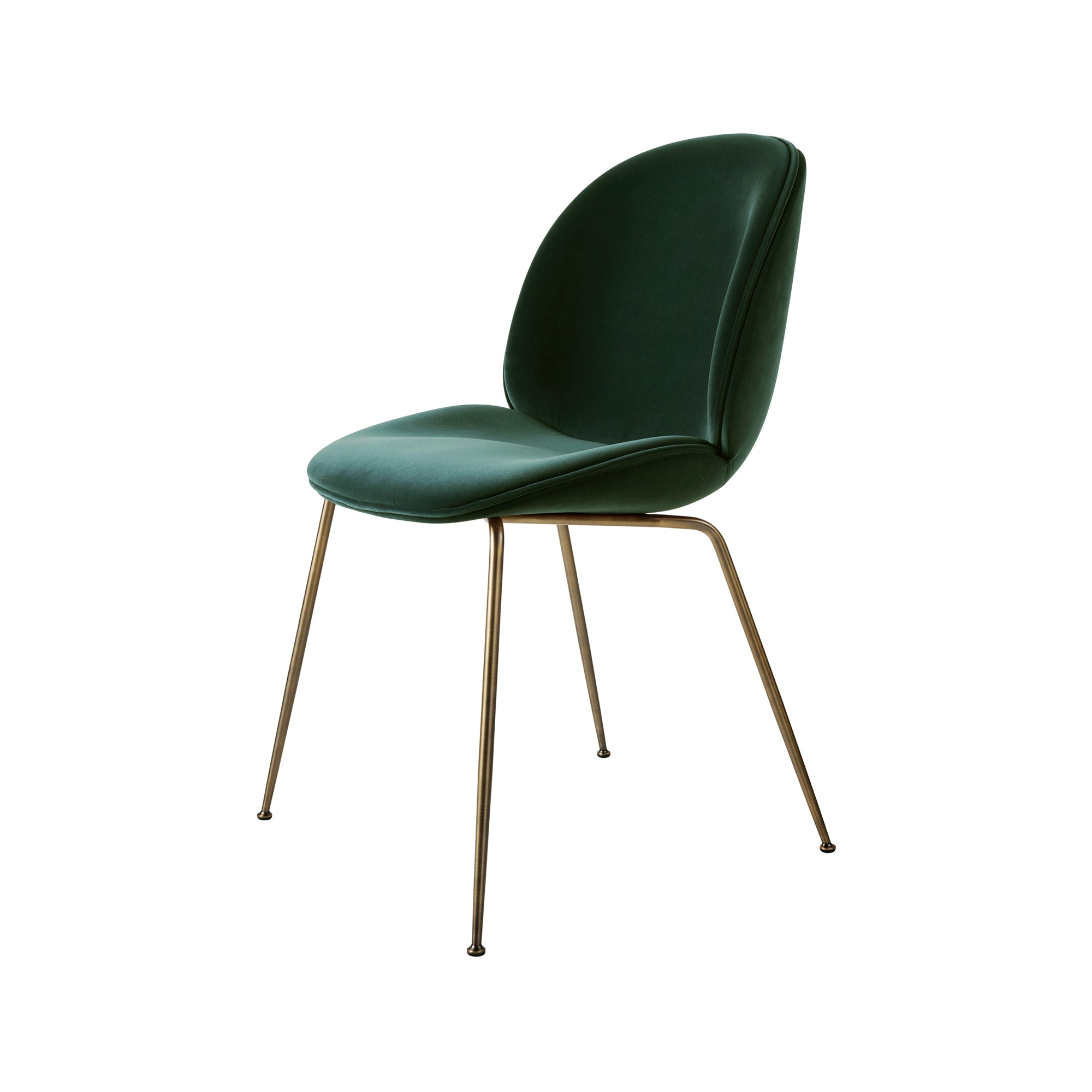 Beetle Dining Chair — Fully Upholstered with Conic Base
