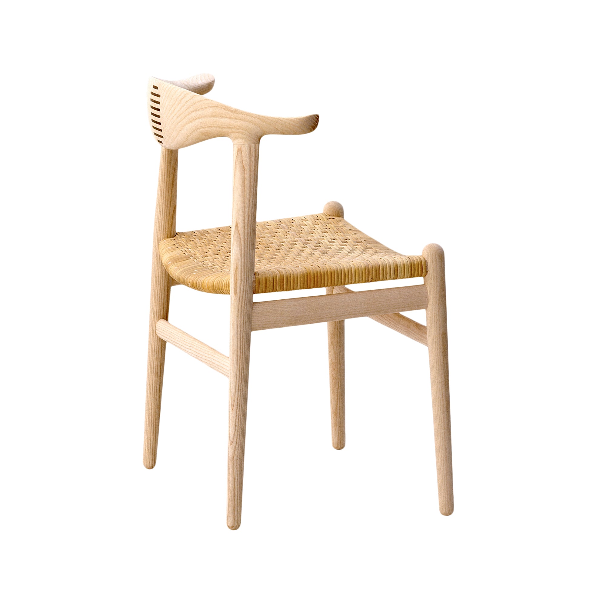 PP505 Cow Horn Chair — Cane