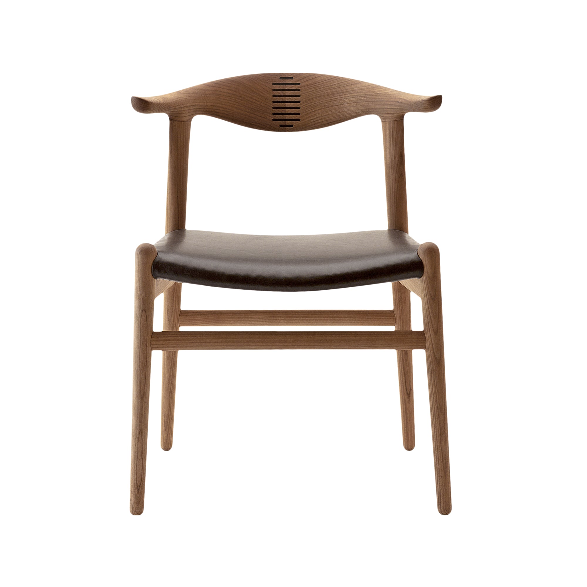 PP505 Cow Horn Chair — Leather