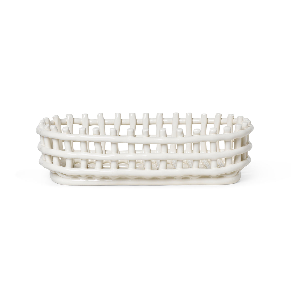 Ceramic Basket — Oval