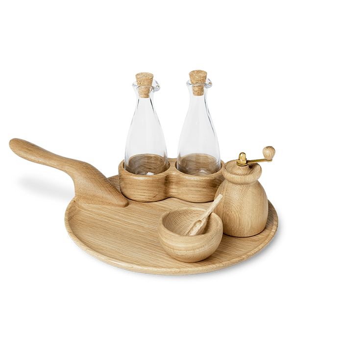 Menageri Serving Dish — Oak 9.6"