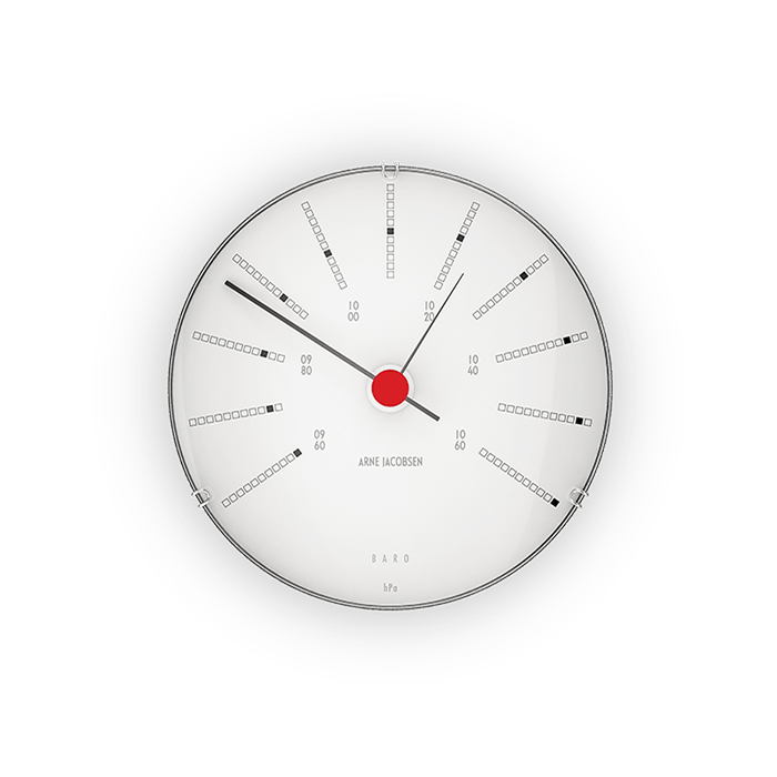 Arne Jacobsen Bankers Barometer — White 4.7"
