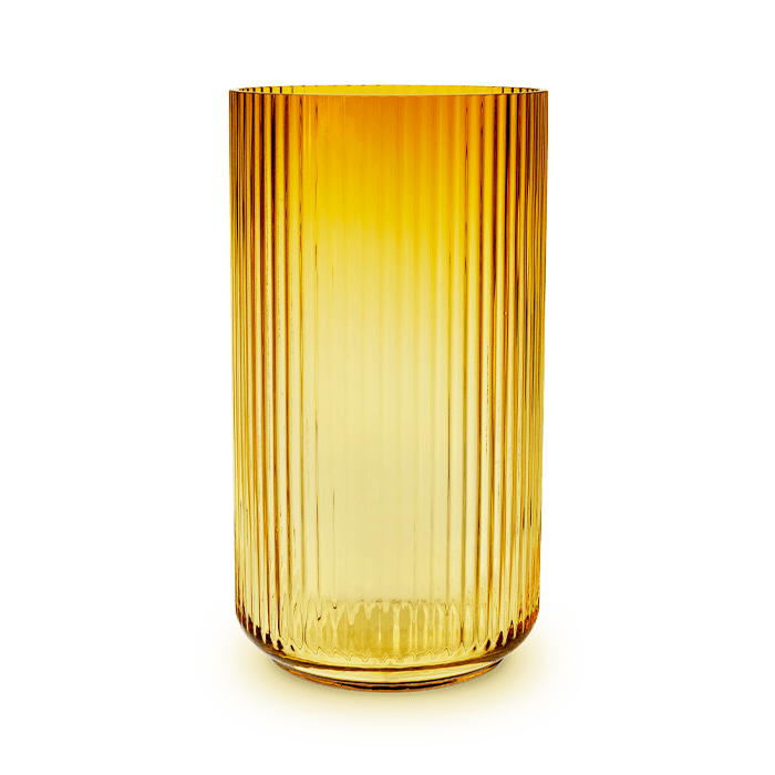 Lyngby Porcelaen Vase — Amber