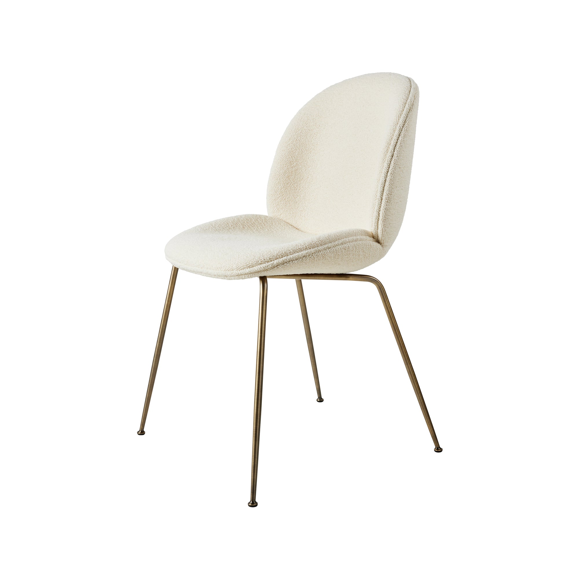 Beetle Dining Chair — Fully Upholstered with Conic Base