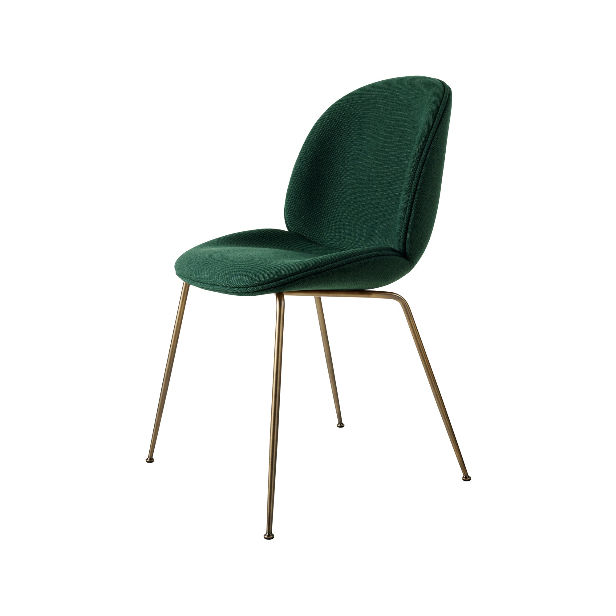 Beetle Dining Chair — Fully Upholstered with Conic Base