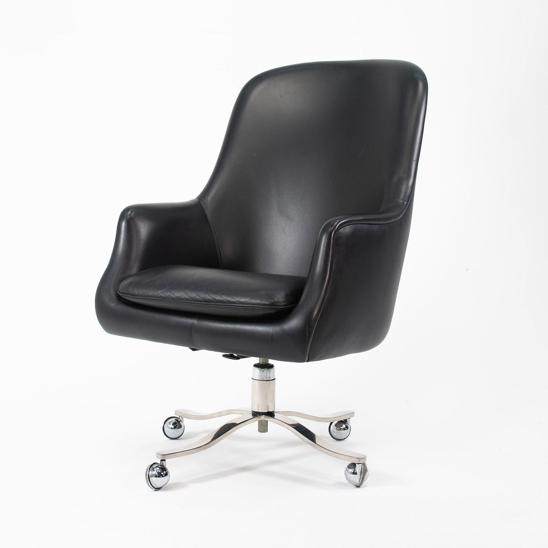 Leather bucket office cheap chair